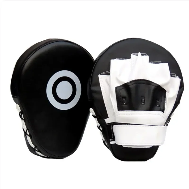1 Piece Curved Boxing Focus Mitt Punch Pad, Durable PU Leather Target Hand Pad for MMA Muay Thai Kickboxing Training Coach