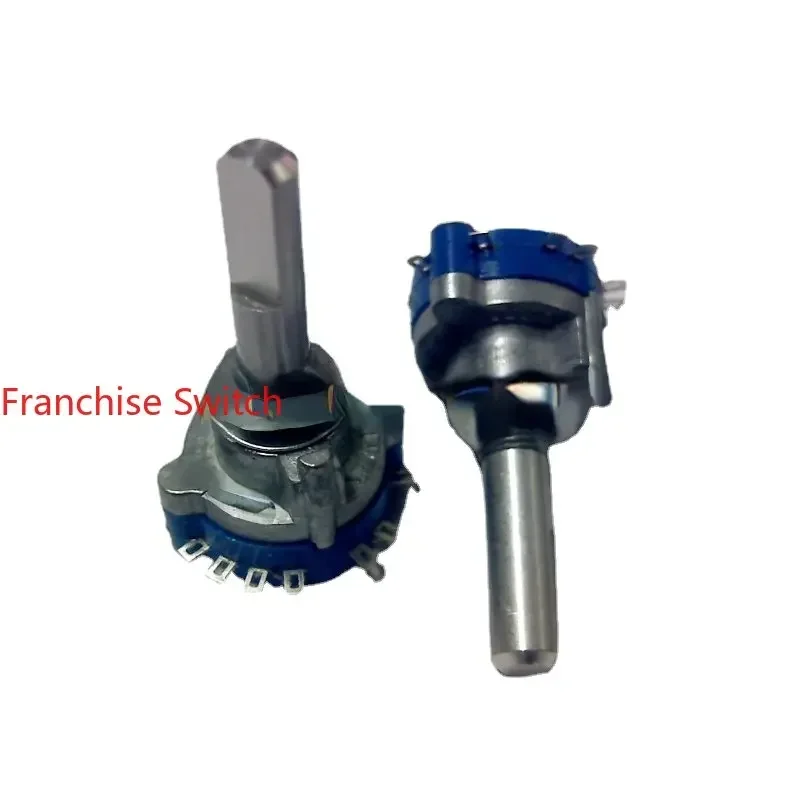 

10PCS Sealed Band Switch SRRN Rotary 1-pole 3-speed -25MM Half Shaft