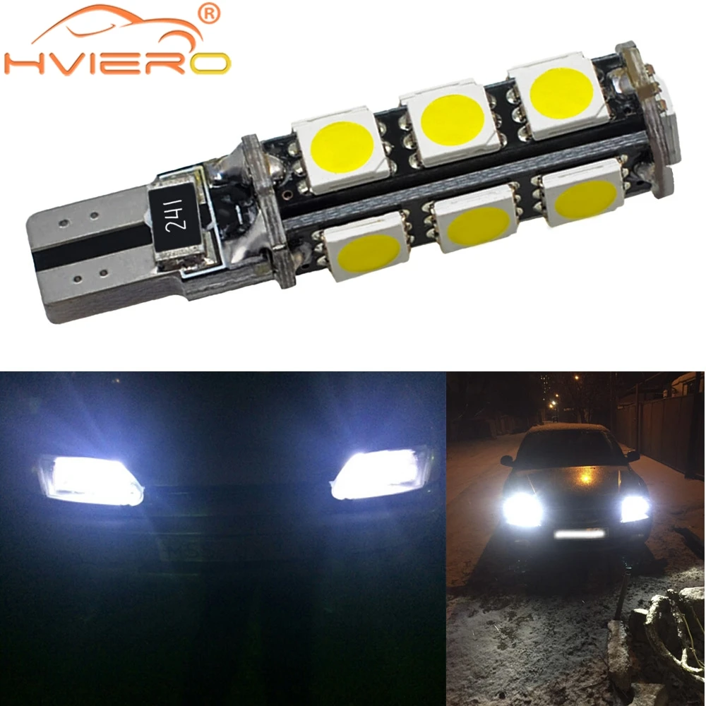 

Стоп светодиодный сигнал Автомобильный T10T W5W Canbus 13SMD 5050, 1 шт.