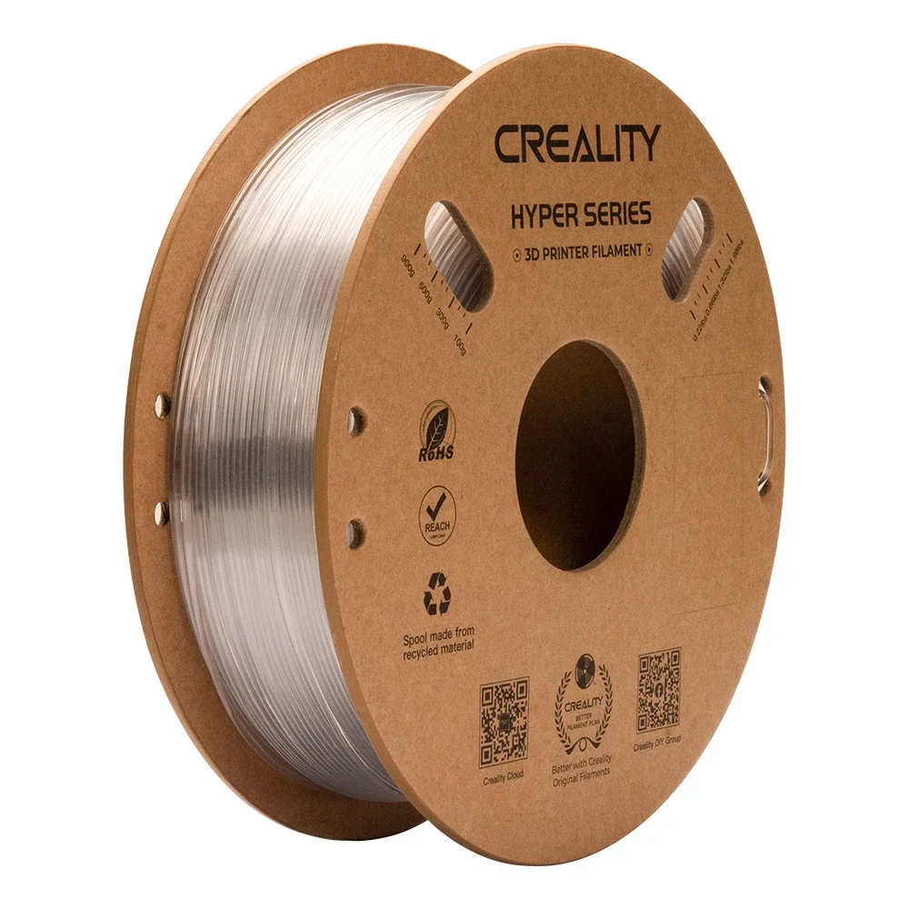 Filamento CREALITY Original Hyper PETG de alta velocidad 1,75mm 1KG Hyper Series PETG consumibles filamento 3D para impresora 3D K1/Ender-5