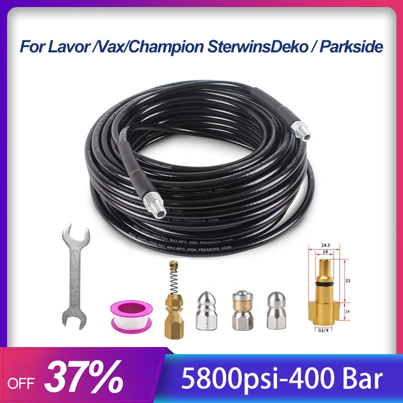 

Sewer Drain Hose Pipe High Pressure Washer Hose Car Cleaning Extension Hose For Lavor /Vax/Champion SterwinsDeko/Parkside