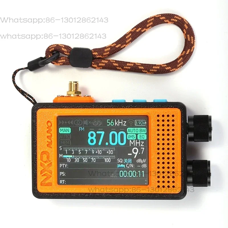 TEF6686 NXP-NANO Portable 65-108MHz FM Radio Receiver ESP32 Main Control with 2.4-inch IPS Touch Screen