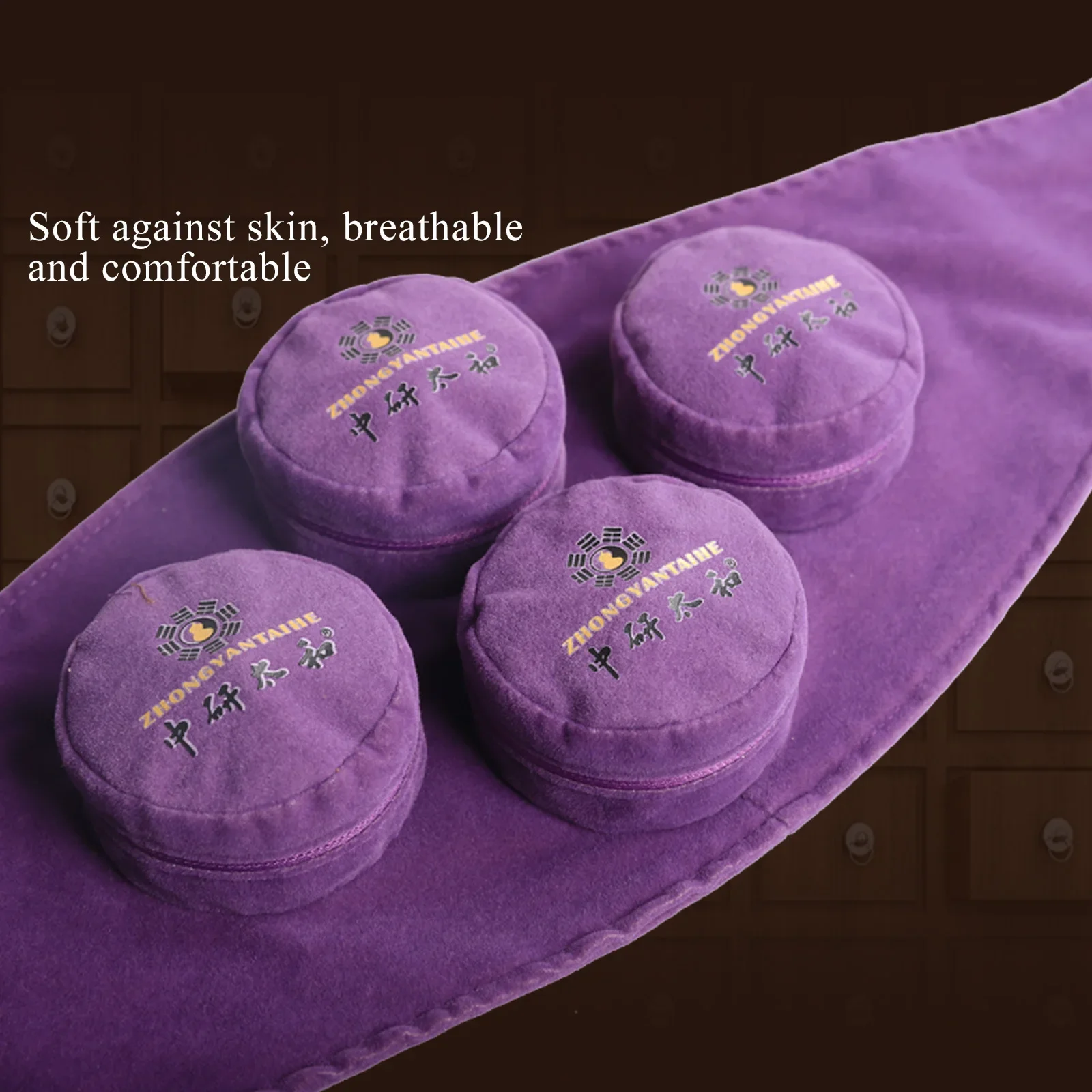 Smokeless Moxibustion Box Portable Moxibustion Box Rotary Temperature Regulating Cover Smoke Proof and Scald Proof No Cloth Bag