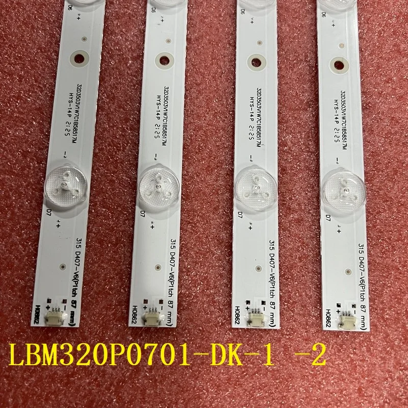 LED Backlight strip For Panasonic LC-32LD165E LC-32LD165RU LC-32LD166K EVERLIGHT LBM320P0701-DK-1 LBM320P0701-DK-2 32E309R