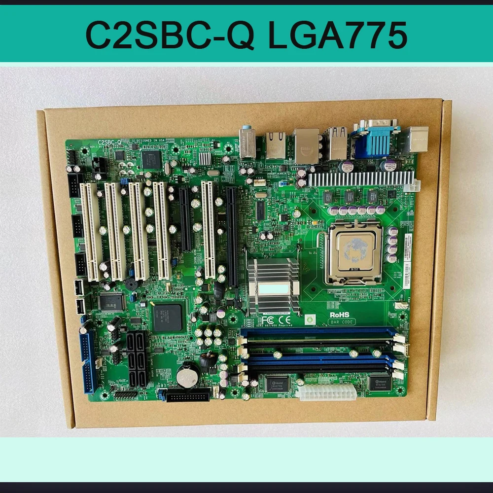 For Supermicro Industrial Control Motherboard 5 Pcis C2SBC-Q LGA775