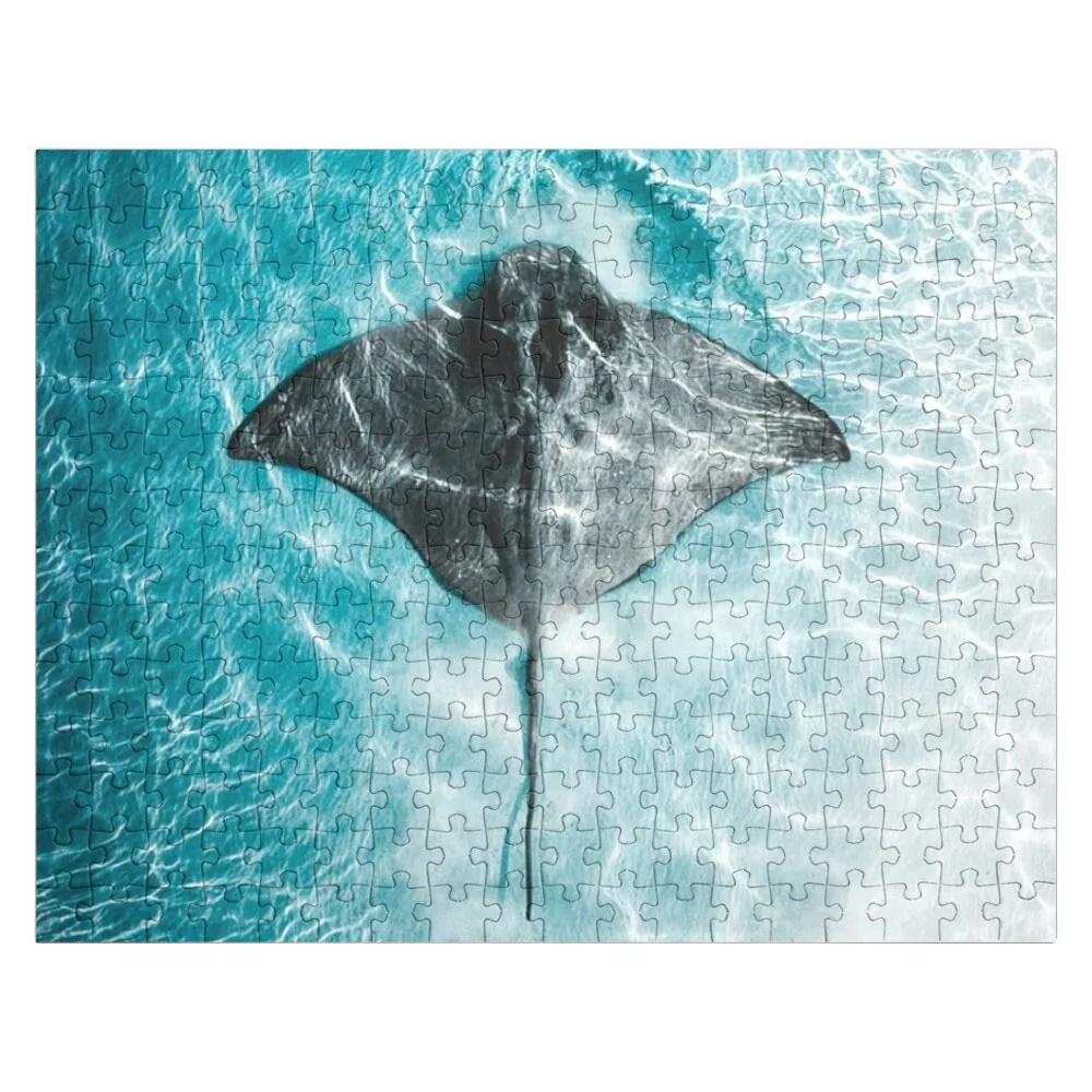 

Stingray Swimming Jigsaw Puzzle Children Puzzle Personalized Name Puzzle Wooden Jigsaw Puzzles For Adults