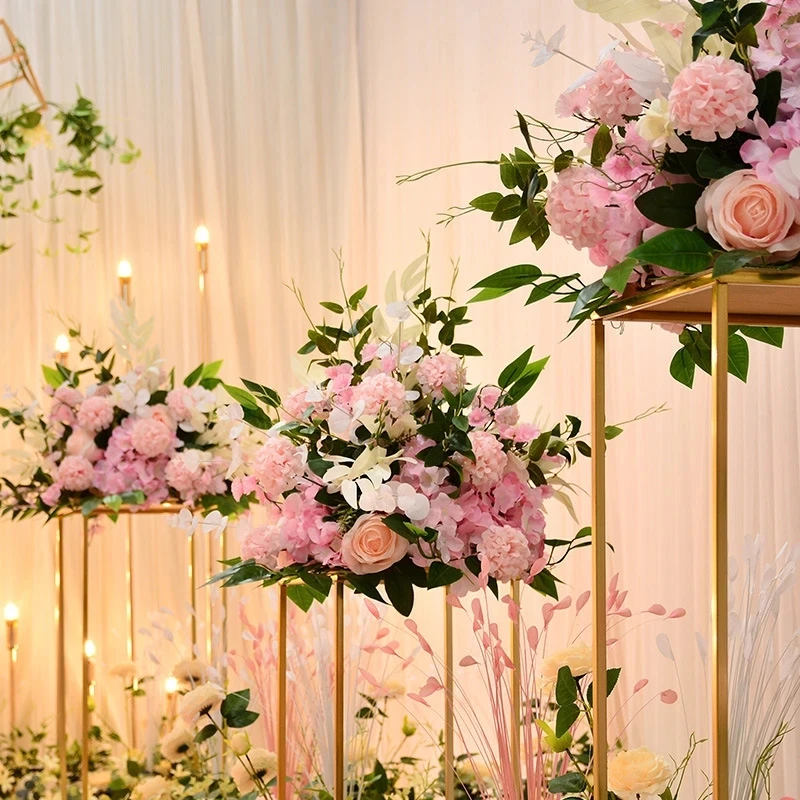 

New Wedding Ceterpiece Flower Artificial 40cm Flower Ball Table Decoration Home Party Floral Stage Arrangement Flowers