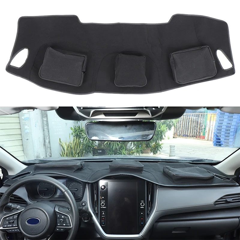 

For Subaru Crosstrek 2024 2025 Leather Center Console Armrest Box Cover Pad Waterproof Anti-Scratch Car Interior Accessories
