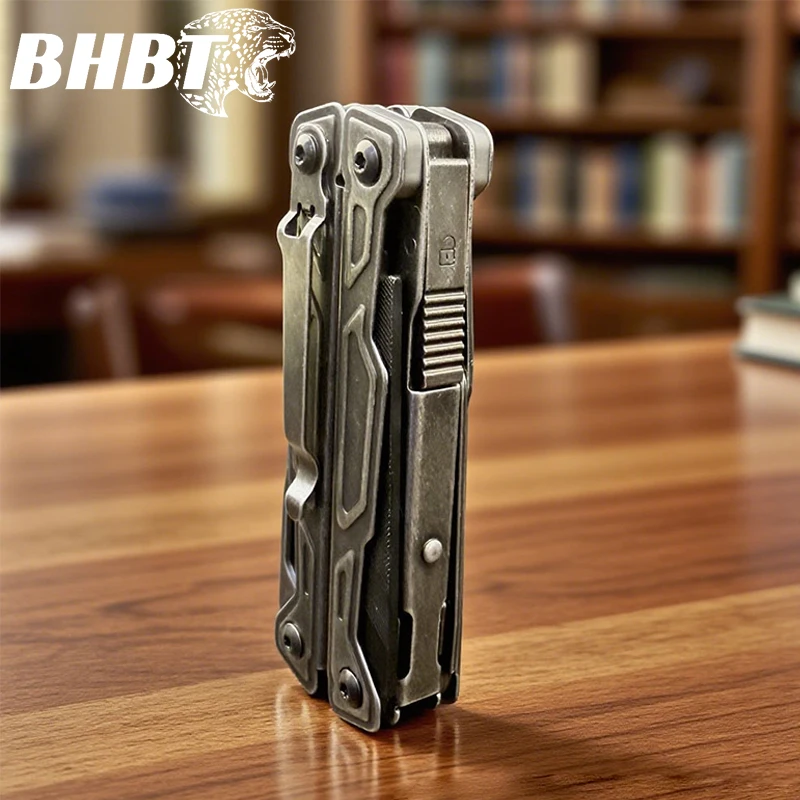 BHBT 27 in 1 Multitool Pliers Pocket EDC Portable Outdoor Camping Survival Tool Multi-Tool with Screwdriver Bits Set