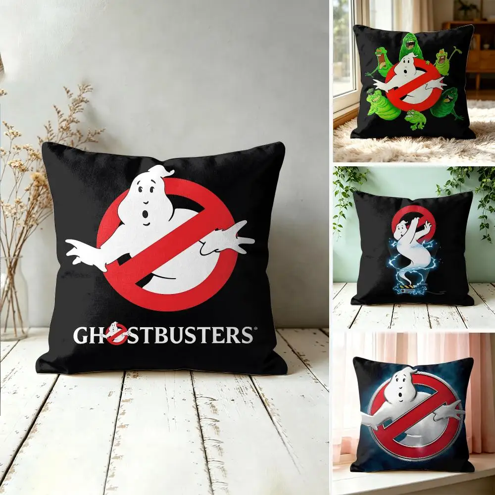G-Ghostbusters Cushion Cover Square Decorative Throw Pillow 40x40cm For Sofa Bedroom Living Room Home Decor