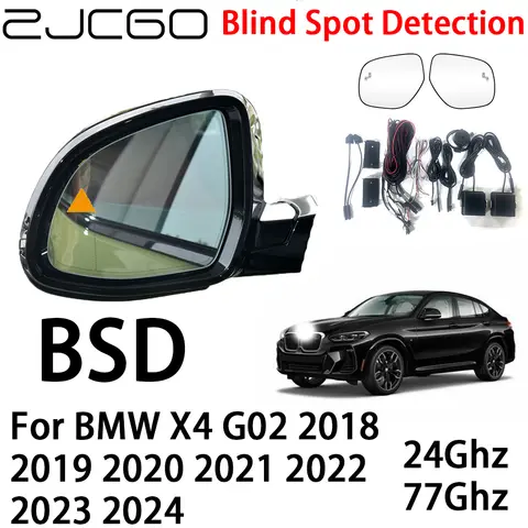 ZJCGO 자동차 BSD 레이더 경고 시스템 사각지대 감지 안전 운전 알림 (BMW X4 G02 2018 2019 2020 2021 2022 2023 2024) ZJCGO 자동차 BSD 레이더 경고 시스템 사각지대 감지 안전 운전 알림 (BMW X4 G02 2018 2019 2020 2021 2022 2023 2024)