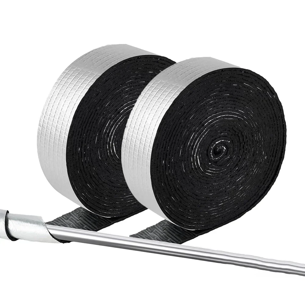 Customizable Pipe Insulation Outdoor Protection Aluminum Foil Tape 0.2 Inches Thick Foam Wrap Tape Customizable Length