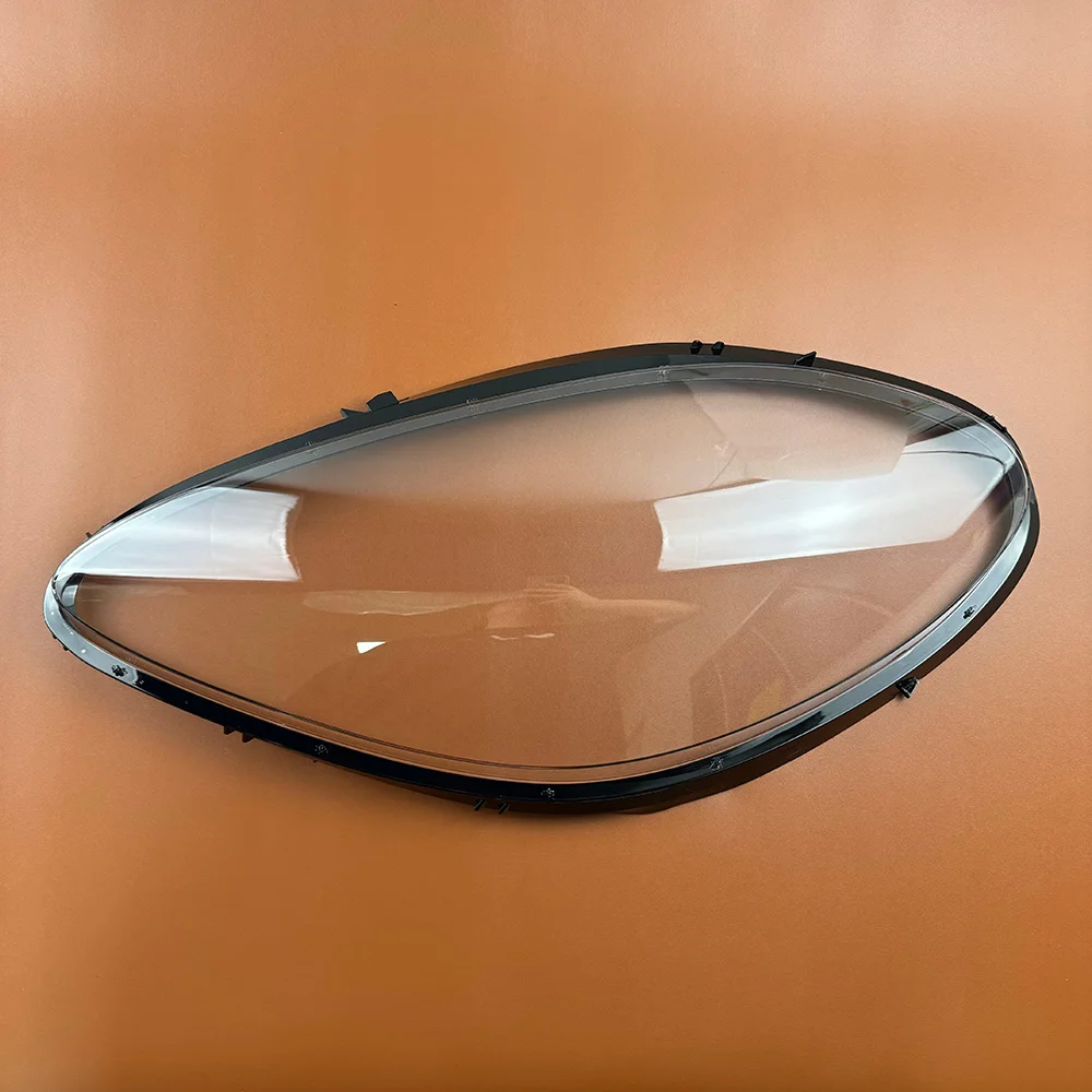 For Porsche Macan 2018-2024 Front Headlamp Cover Transparent Mask Lamp Shade Headlight Shell Lens Replace The Original Lampshade