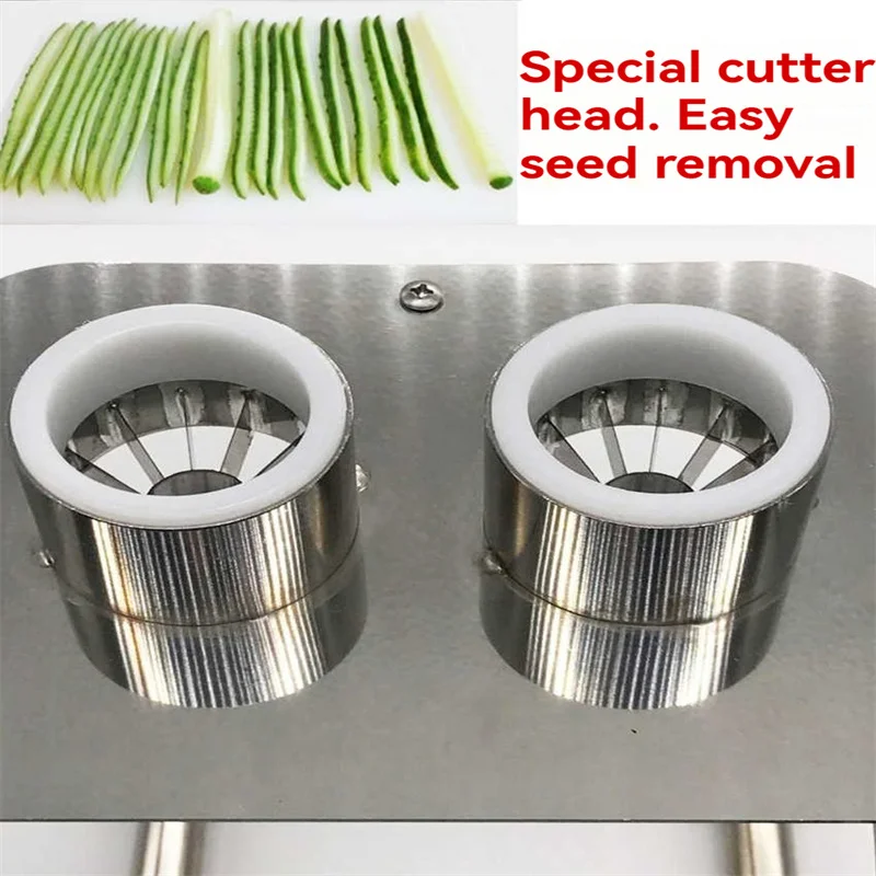 المهنية الخيار إسفين آلة قطع السوشي الخيار سلطة قطع قطع شرائط الخيار