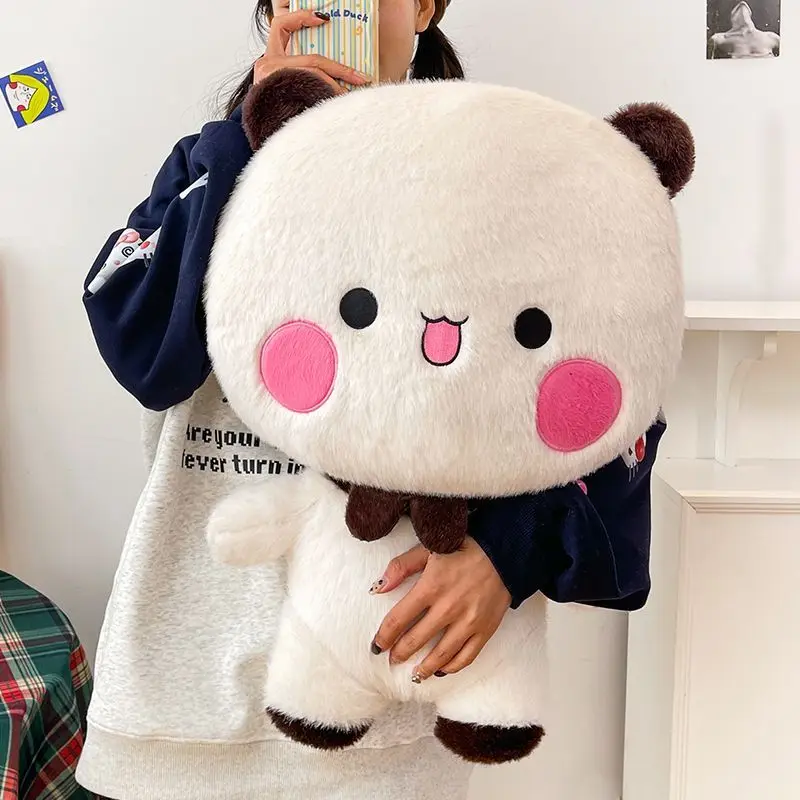 핫 세일 25-60cm 판다 부부와 이에르 플러시 토이 만화 판다 부부와 두두 플러시 인형 부드러운 충전 베개 귀여운 생일 선물