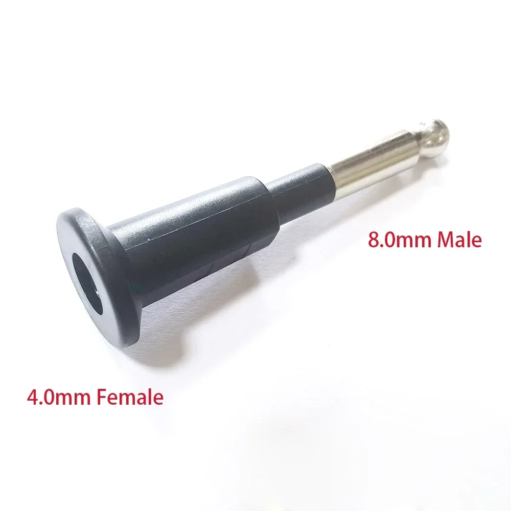 Compatible Adapter Connector for Electrosurgical ESU Forceps Cable, 8.0mm To 4.0mm Female