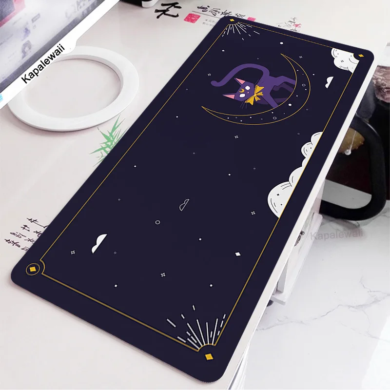 Kawaii Lớn Mousepad Miếng Lót Chuột Chơi Game Game Thủ Lớn Mause Thảm Mèo Máy Tính Máy Tính XXXL Mous Bề Mặt Thảm Công Ty Bàn Phím bàn Làm Việc Thảm