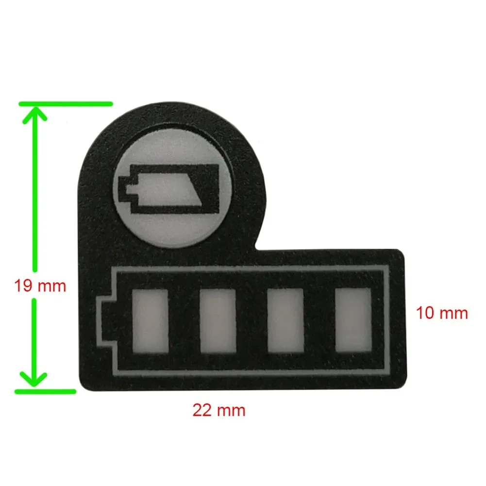 20 adet pil kapasitesi Led ışık etiket düğme çıkartması etiket Makita Makita For Makita 18V 14.4V lityum pil düğmesi Sticker