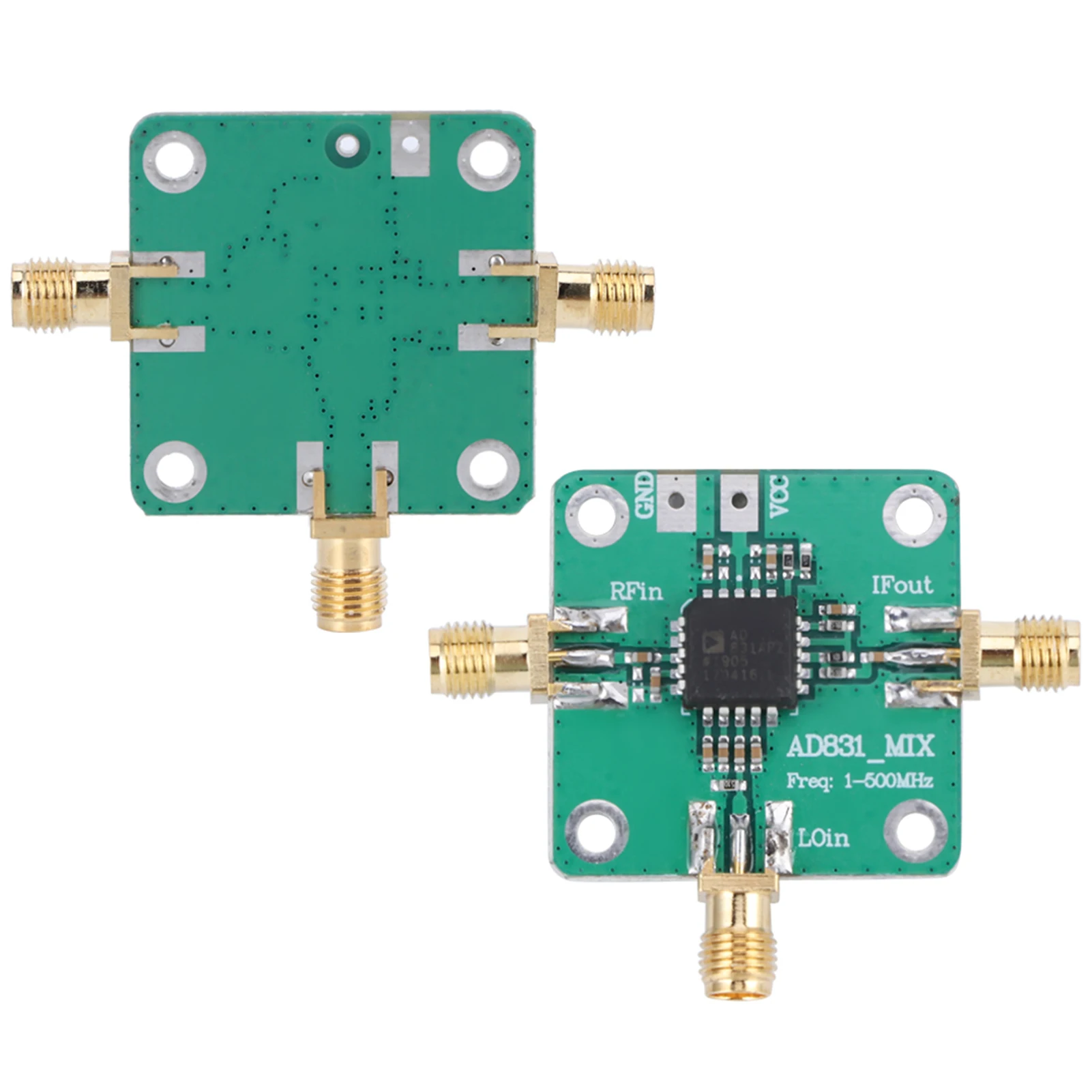 AD831 RF Mixer Module 1-500MHz High Frequency Drive Inverter Amplifier DC Baseband Frequency Conversion RF Mixer Board