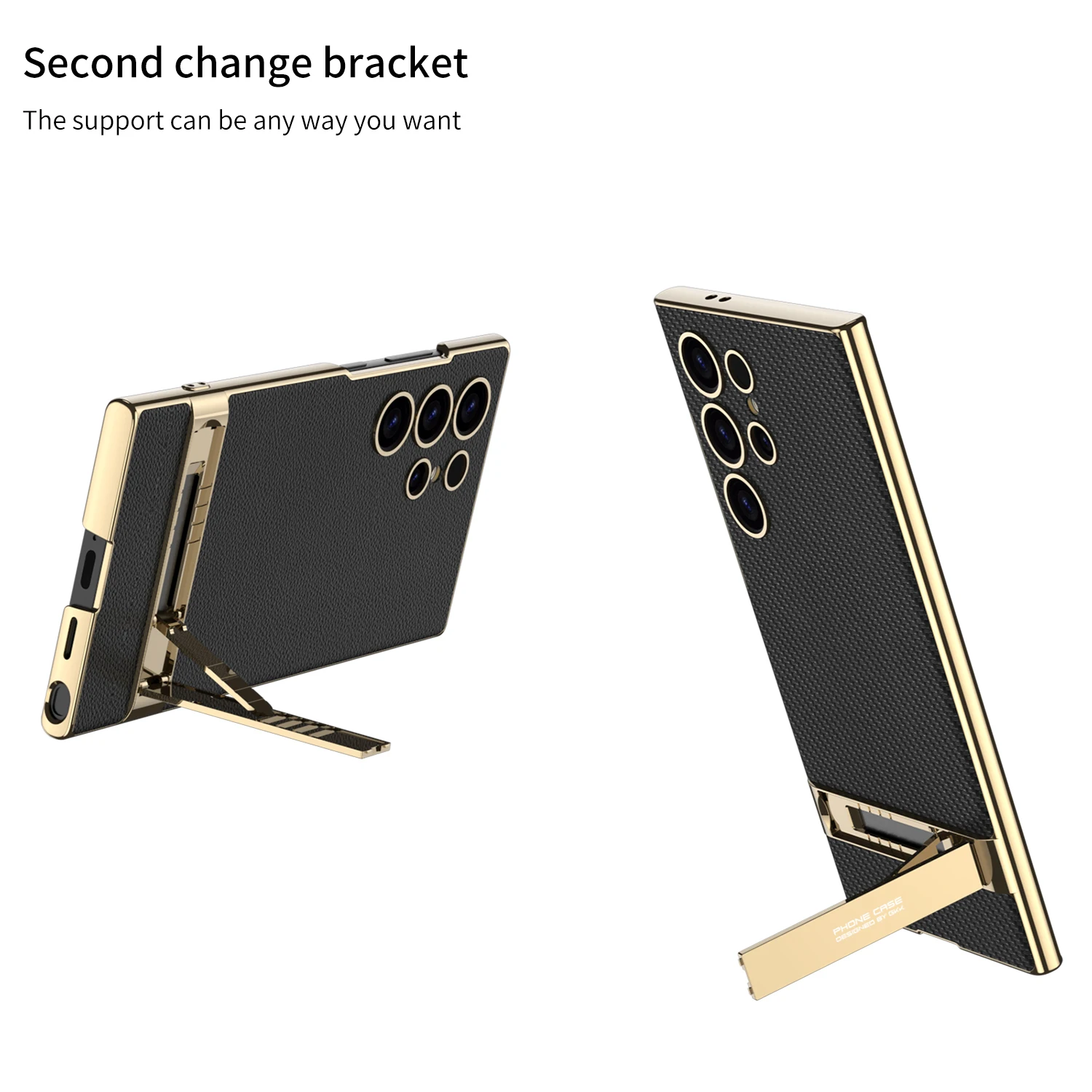 ACC-Phone Case pour Samsung Galaxy S24 Ultra Triumph, Galvanoplastie, Cuir, Changement mécanique, Invite, Ket Phone Case