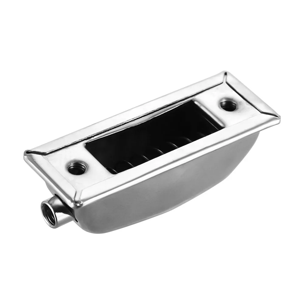 6pcs ​Rectangular Shape ​Snare Drum Lug​ ​Silver ​Double-end ​Double-end Lug​ ​Ear Drum Set Parts​ ​Drum Claw Hook​