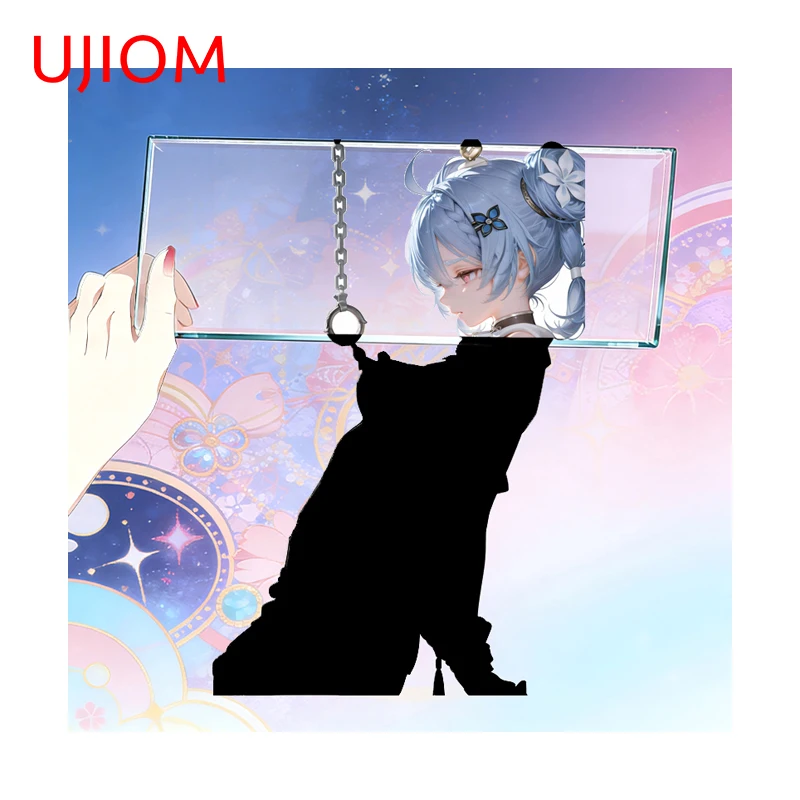 UJIOM Ai Cartoon Girl Graphics Wall Sticker Sunscreen Edgy PVC Decal Without Censorship Beautiful Living Room Decoration