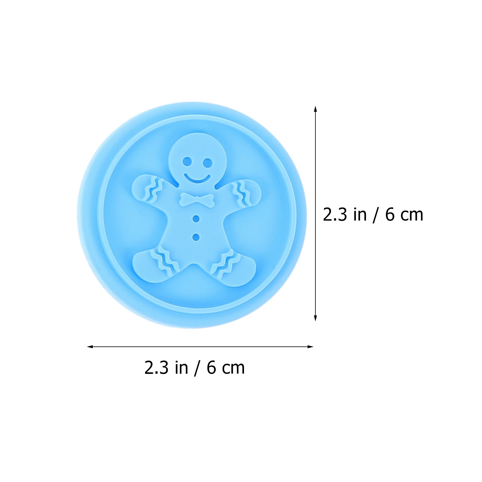 

6Pcs Holiday Cookie Stamp Set Christmas Cake Molds DIY Hand Press Biscuit Mold Smooth Surface Baking Cookie Stamp