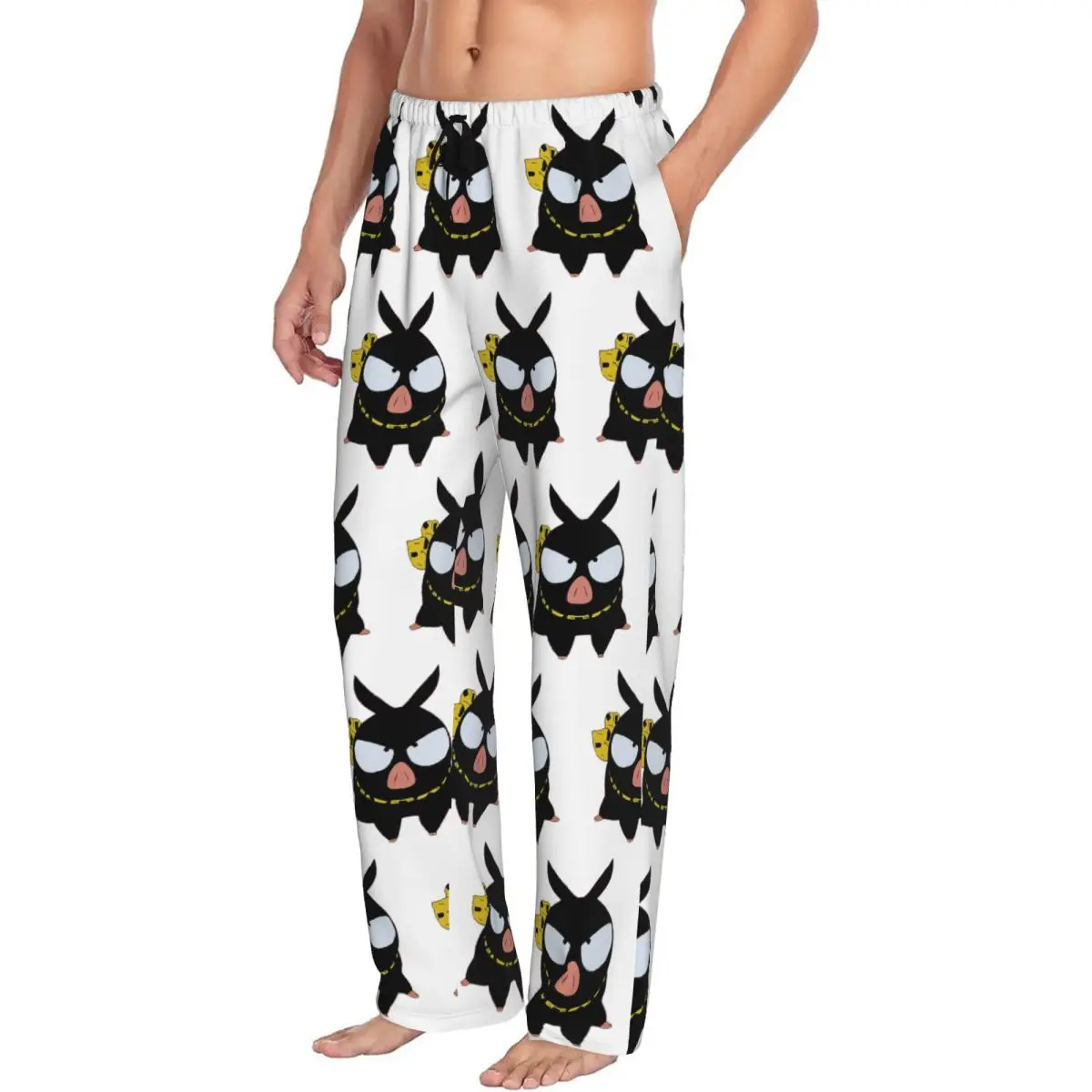 Custom P Chan Ranma Men Pajama Pants Lounge Sleep Sleepwear Bottoms with Pockets