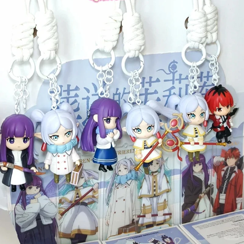 

Подлинная серия кулонов Frieren Beyond Journey's End, аниме, папоротник Старк, украшение, модель куклы, подарок, модная слепая коробка, брелок, игрушка