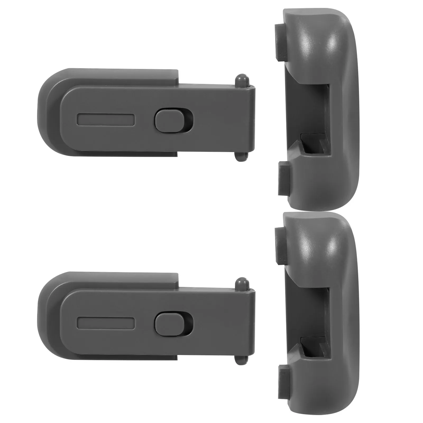 

2Pcs Cabinet Lock Easy Open Safety Locks for Kitchen Cabinets Drawers Freezer Door Locks Cabinet Lock