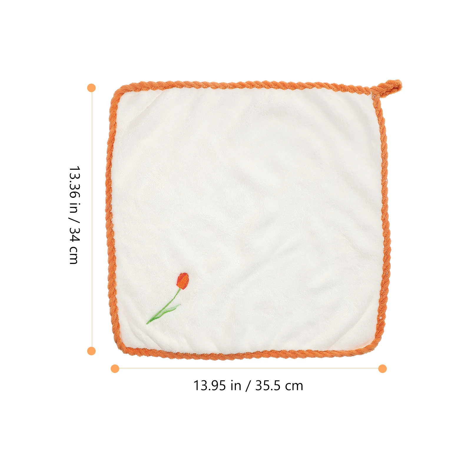 

H Towel Kitchen Bath Quick Dry Absorbent Fabric Water Wipe Countertops Glass Hanging Storage Practical Tulip Washcloths