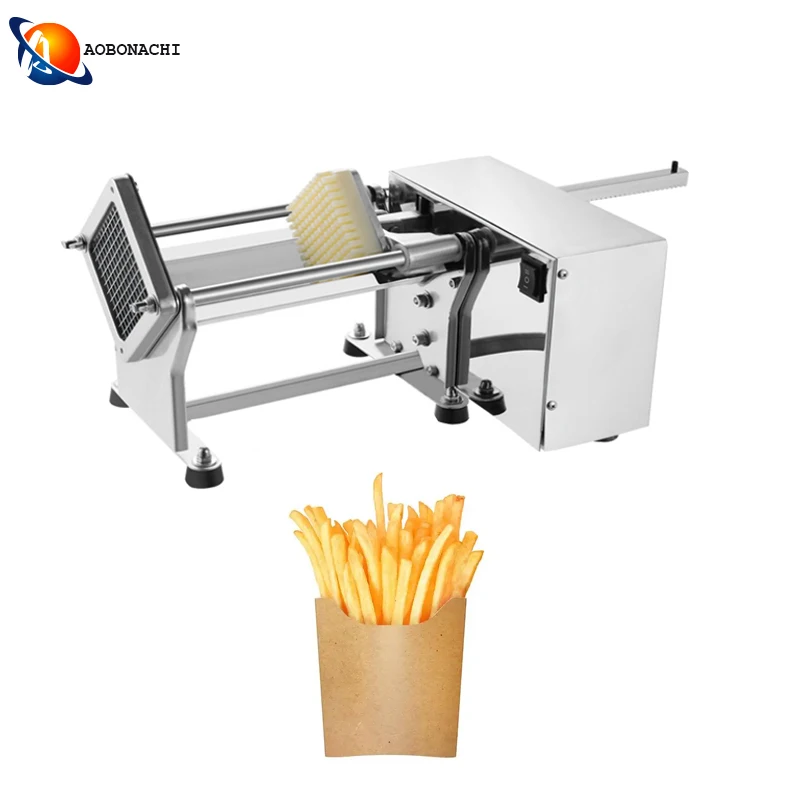 Jz Electric Potato Chips Making Machine With Tabletop Carrot Sweet Potato Cucumber Strips Cutter Stainless Steel