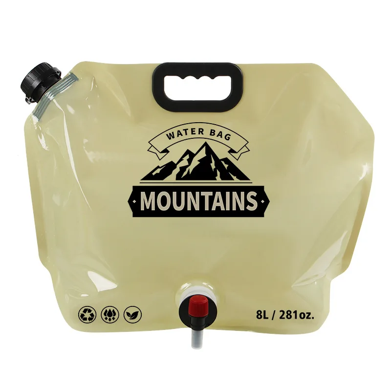 5L/10L Collapsible Water Container Water Storage Jug Bag for Outdoor Camping Hiking Emergency Survival