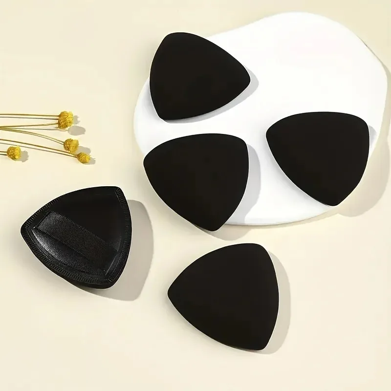 ชุดพัฟแป้งสามเหลี่ยมนุ่มนำกลับมาใช้ใหม่ได้ 5 ชิ้น, ฟองน้ำแต่งหน้าบิวตี้บลัชออนไข่สำหรับแป้งรองพื้นชนิดน้ำ