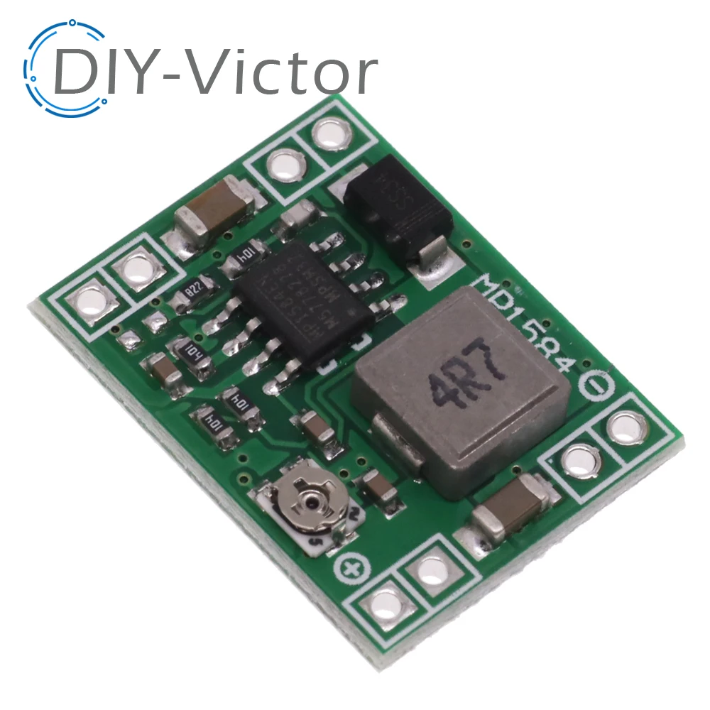MP1584EN 3A сверхмаленькая фотопроцедура, понижающий модуль питания, Регулируемый понижающий выходной модуль 24 В, 12 В, 9 В, 5 В, 3 в