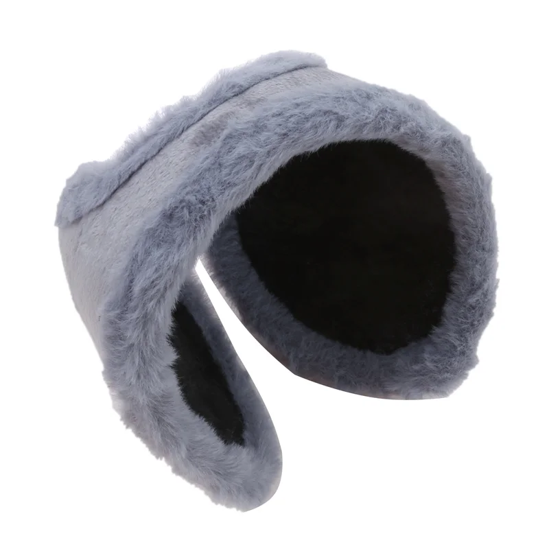 Soft Plush Thickening Ear Warmer Women Men Cold Proof Fashion Winter Earmuffs Solid Color Earflap Outdoors Protection Ear-Muffs