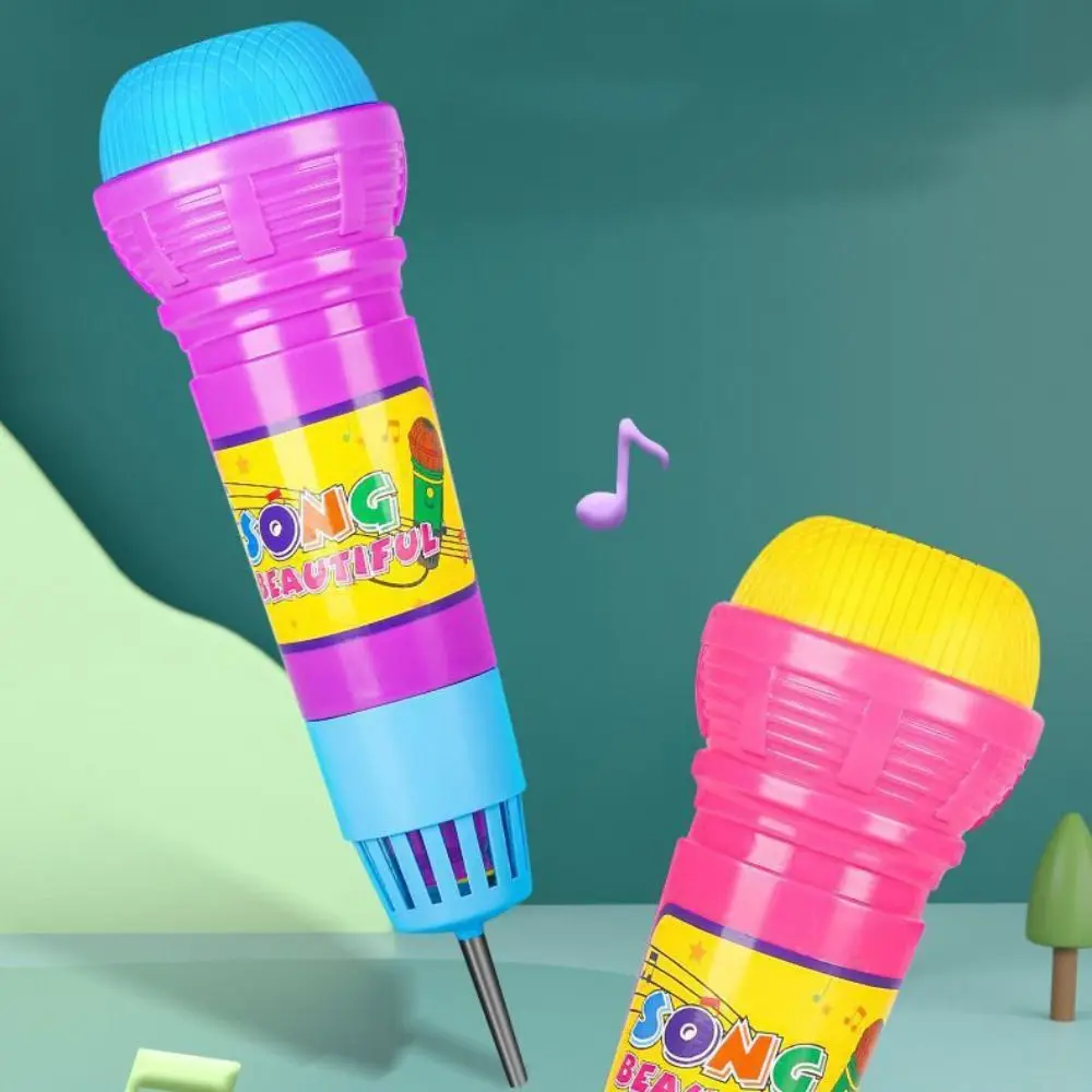 Divertido Micrófono de Eco para Niños, Sin Necesidad de Baterías, Micrófono Simulado Educativo con Eco Físico, Portátil