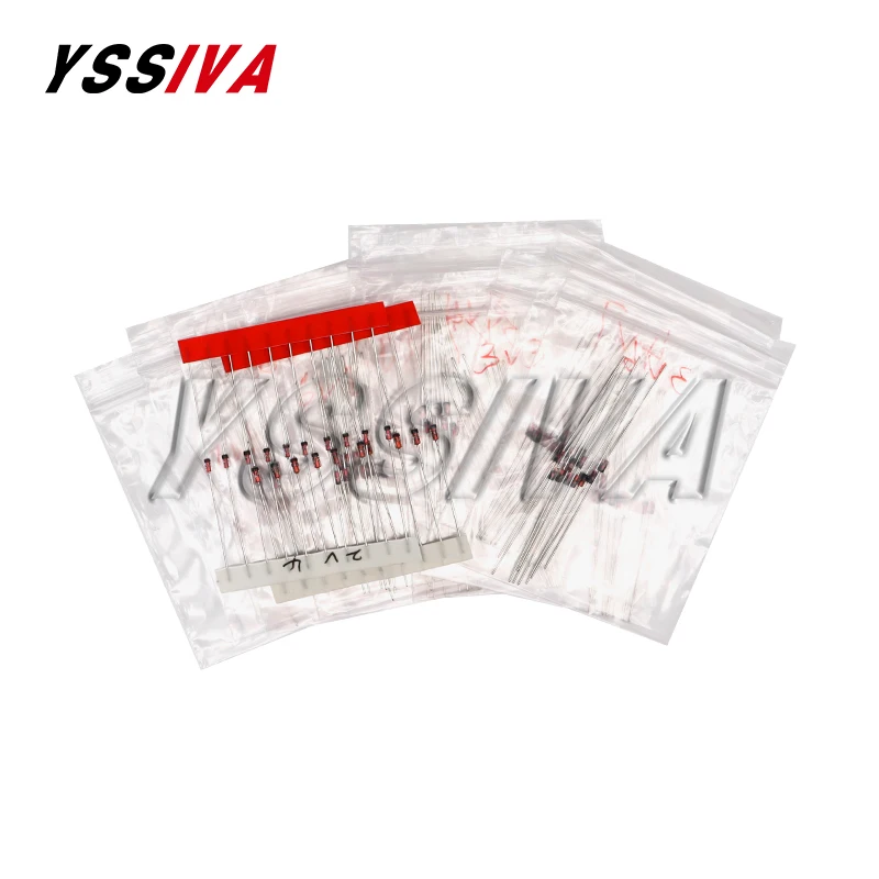 140pcs 1/2W Zener Diode Assorted Kit 0.5W 14Values Each 10pcs 2.4V-8.2V DIY Sample Set New