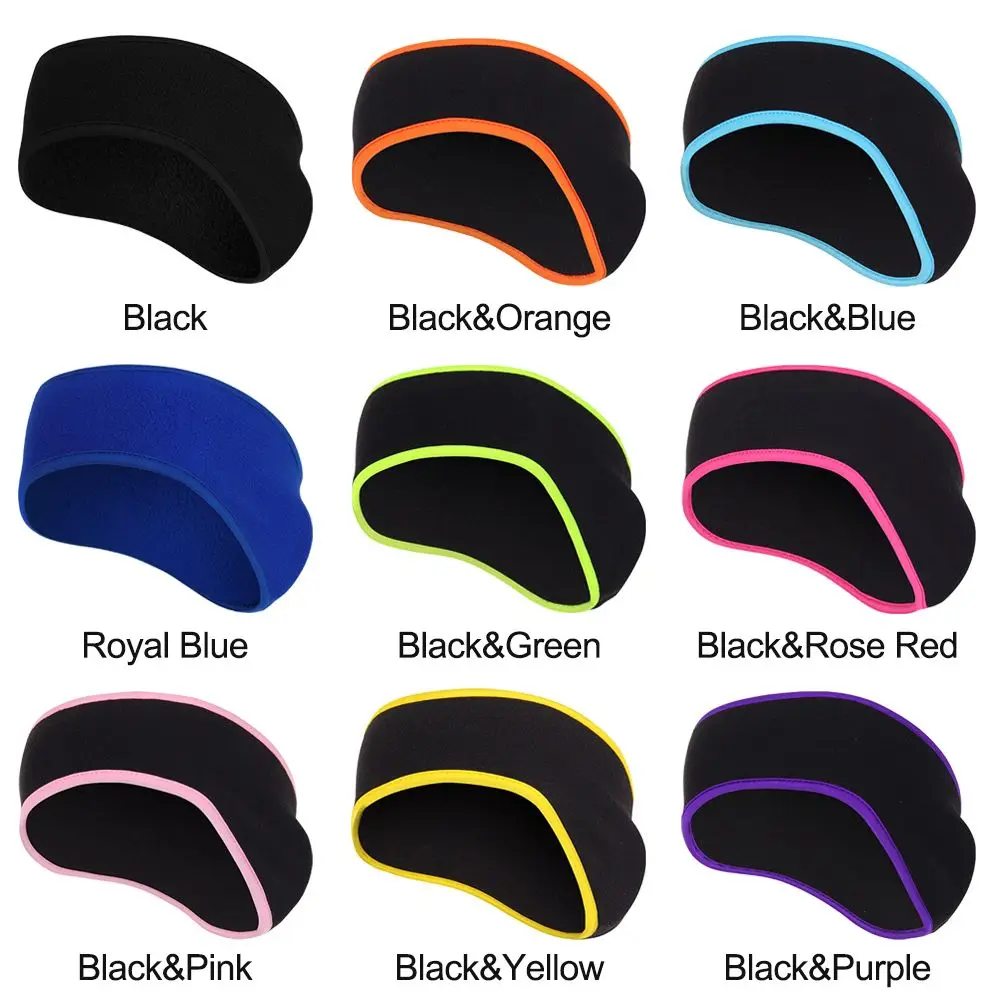 Fleece Ear Warmer Muff Outdoor Winter Headband Ear Muffs Headband for Men Women Running Skiing Outdoor Sports Ear Muffs Headband