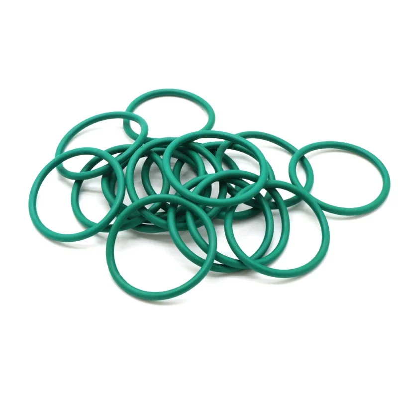 10pcs FKM O Ring  CS 2.4mm OD 8~60 mm Insulation Oil High Temperature Resistance Fluorine Rubber Sealing Gasket Green