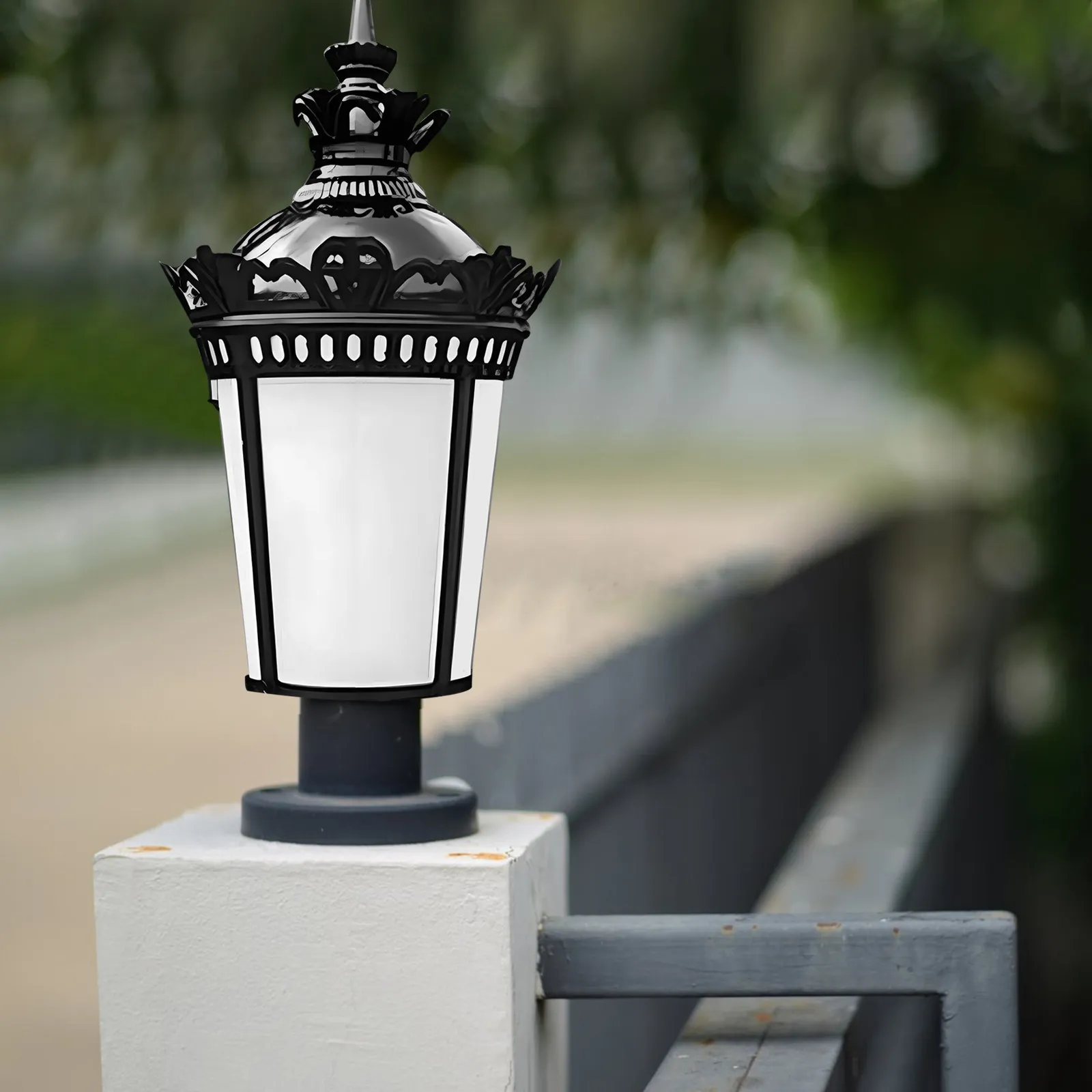 Acrylic Garden Lamp Shade Outdoor Lamp Post Replacement Cover Weather Resistant Lampshade for Courtyard Street Light Accessories