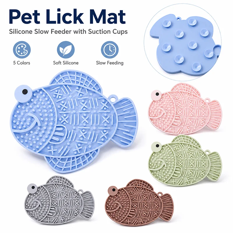 Alfombrilla de silicona para lamer con ventosas para perros y gatos - imagen 5