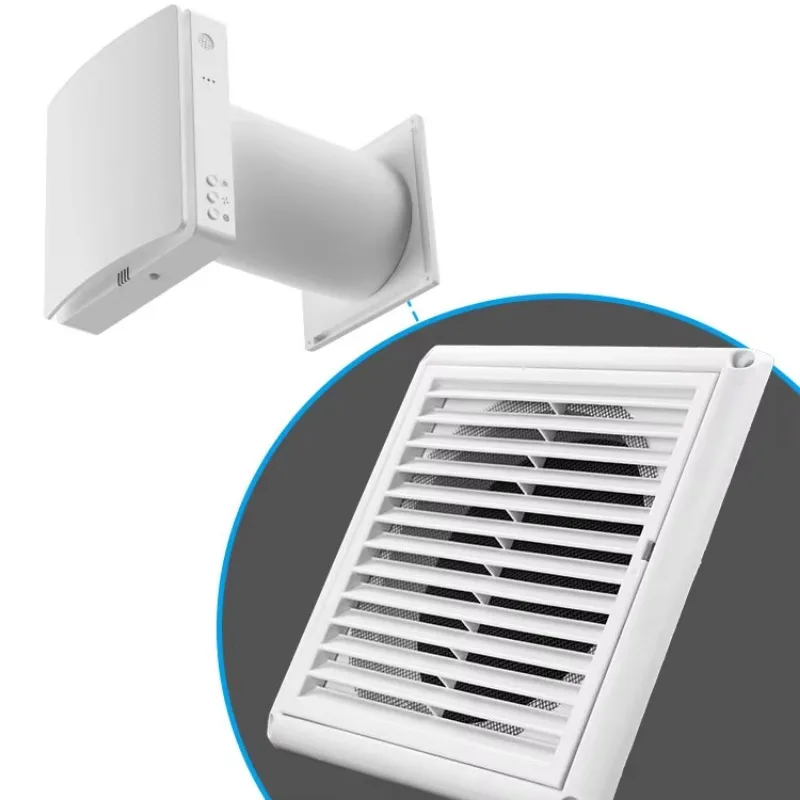 Airwoods Single Room MVHR Unit Humidity Sensor Control  Smart Wall Mounted ERV Single Room Air Recuperator