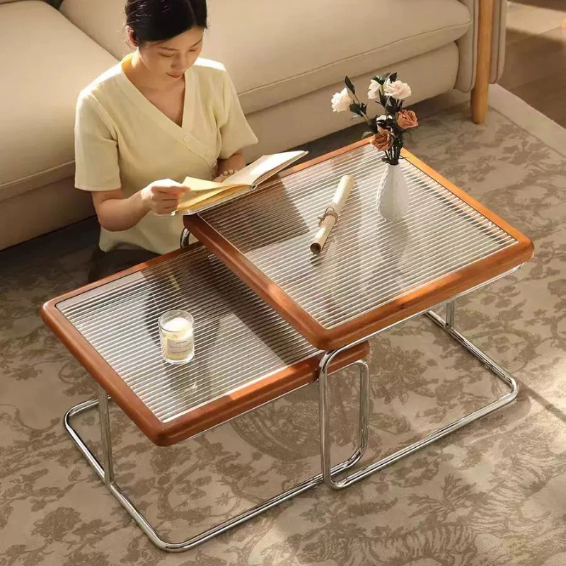 Lift Top Coffee Table Storage Wood Metal Industrial Small Apartment Living Room Stoliki Kawowe Table Basse Mesa Cofee Table