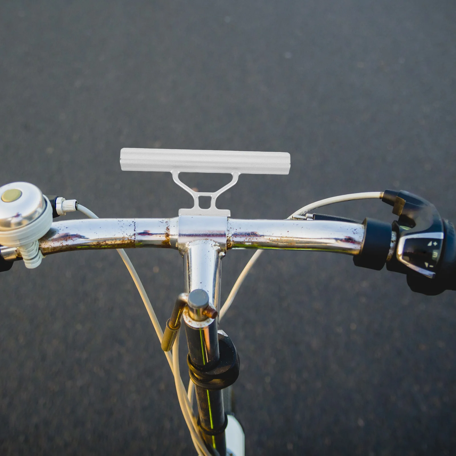 

Bike Handlebar Extender Bracket 5X16Mm Aluminum Alloy Bicycle Extension Holder For Lights Gps Accessories Tool-Free