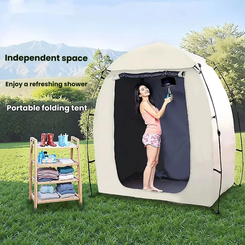 Automatic Shower Bathing Changing Toilet Tent Four-season Polyester Fabric One Bedroom Full Shading Waterproof