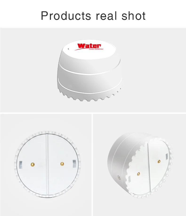 Wifi Water Detector Leakage Sensor Alarm Leak Detector 40DB Sound Work with Tuya smart APP Flood Alert Overflow Security