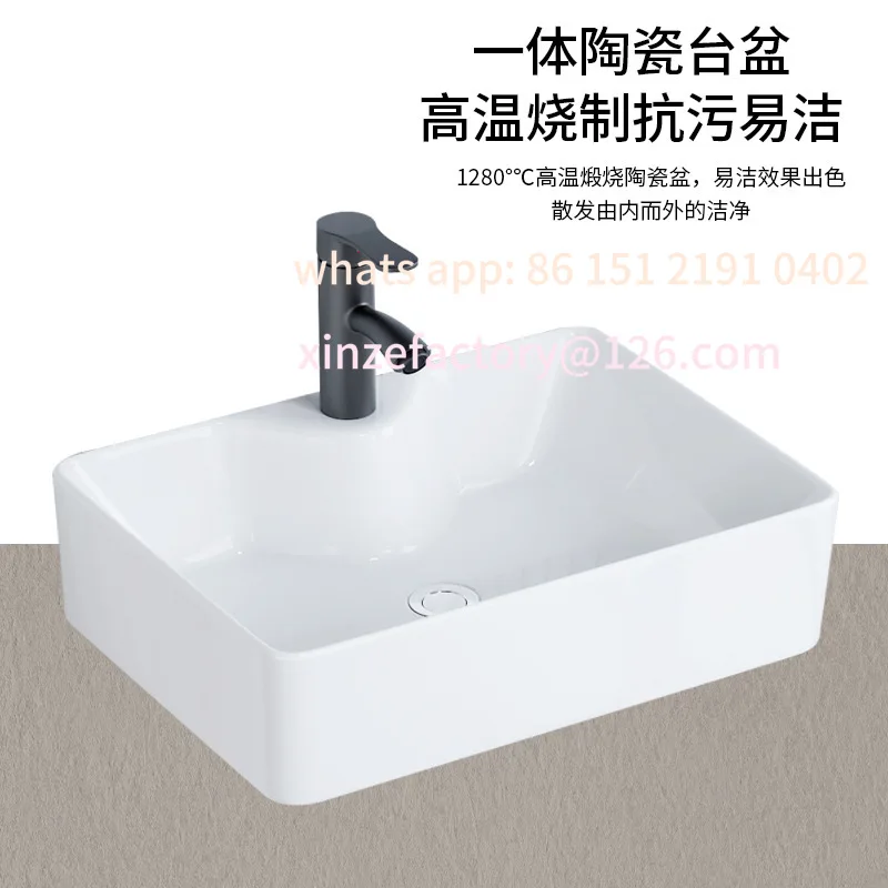 

Customizable Space floor-to-ceiling small apartment bathroom cabinet washbasin cabinet combined bathroom balcony