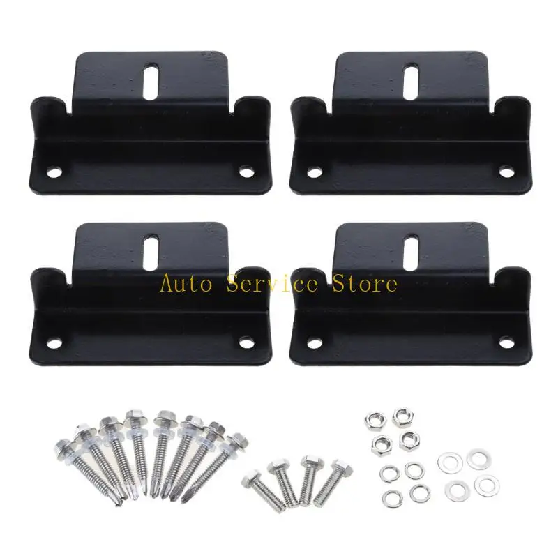 

462A SolarModule Кронштейн Монтажный алюминиевый Z-образный кронштейн Кронштейн панели солнечных батарей для прицепа