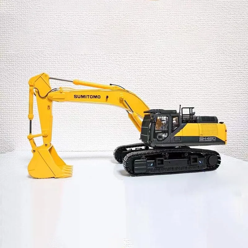 Diecast 1:50 Scale SH480LHD-7 Excavator Alloy Engineering Vehicle Model Classic Collection Souvenir Display Boy Gift